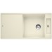 BLANCO AXIA III XL 6 S Silgranit PuraDur jasmin Holzschneidbrett InFino Ablauf 523505