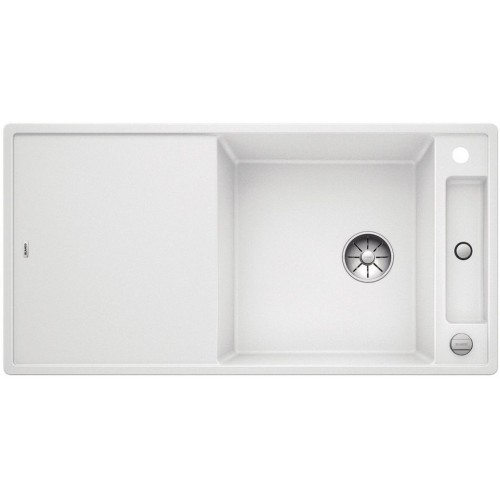 BLANCO AXIA III XL 6 S-F Silgranit PuraDur weiss Glasschneidbrett InFino Ablauf 523529