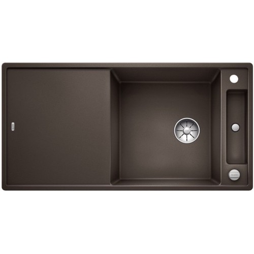 BLANCO AXIA III XL 6 S-F Silgranit PuraDur cafe Holzschneidbrett InFino Ablauf 523525