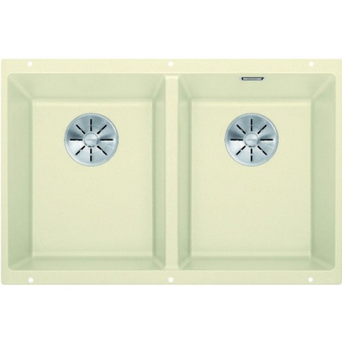BLANCO SUBLINE 350/350-U Silgranit PuraDur 2 jasmin InFino Ablauf 523579