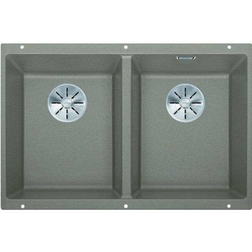 BLANCO SUBLINE 350/350-U Silgranit PuraDur 2 tartufo InFino Ablauf 523581