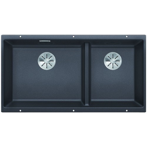 BLANCO SUBLINE 480/320 U InFino Silgranit Becken links felsgrau 523585