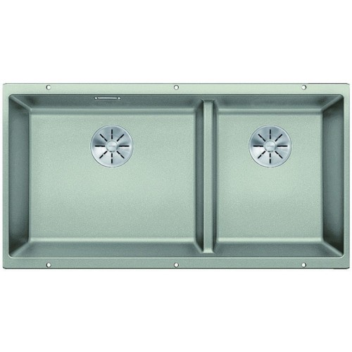 BLANCO SUBLINE 480/320 U InFino Silgranit Becken links perlgrau 523587 BLANCO SUBLINE 480/320 U InFino Silgranit Becken links perlgrau 523587