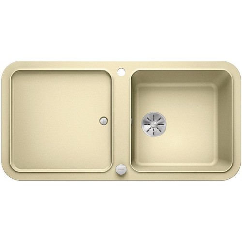 BLANCO YOVA XL 6 S Silgranit PuraDur 2 champagner InFino Ablauf 523600