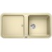 BLANCO YOVA XL 6 S Silgranit PuraDur 2 champagner InFino Ablauf 523600