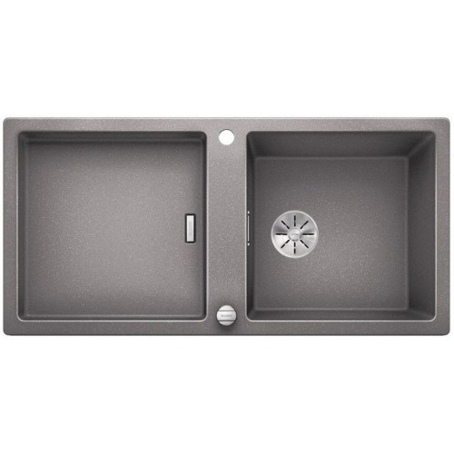 BLANCO ADON XL 6 S Silgranit PuraDur 2 alumetallic InFino Ablauf 523606