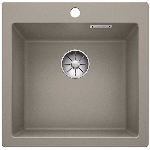 BLANCO PLEON 5 Silgranit PuraDur Farbe tartufo InFino Ablauf 523683