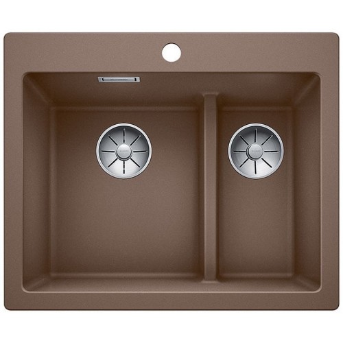 BLANCO PLEON 6 Split Silgranit PuraDur Farbe muskat InFino Ablauf 523704