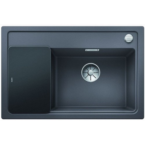 BLANCO ZENAR XL 6 S Compact Silgranit felsgrau Glasschneidbrett InFino Ablauf 523707