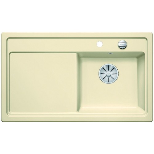 BLANCO ZENAR 45 S Silgranit PuraDur 2 Glasschneidbrett jasmin InFino Ablauf 523714
