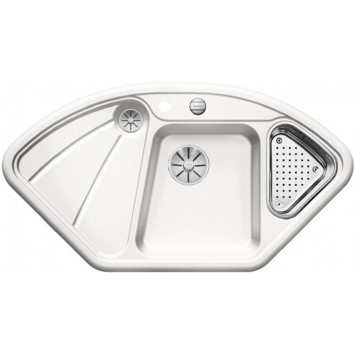 BLANCO DELTA Keramik PuraPlus Farbe kristallweiss glänzend InFino Ablauf 523717 BLANCO DELTA Keramik PuraPlus Farbe kristallweiss glänzend InFino Ablauf 523717