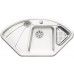 BLANCO DELTA Keramik PuraPlus Farbe kristallweiss glänzend InFino Ablauf 523717
