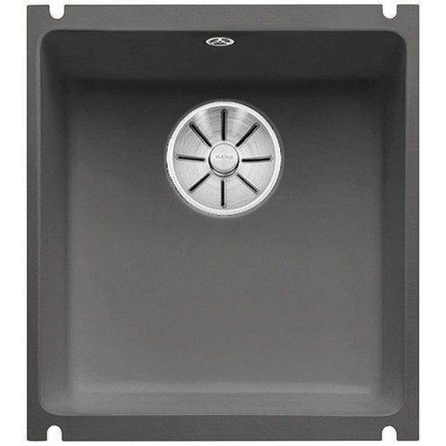 BLANCO SUBLINE 375 U Keramik PuraPlus basalt InFino Ablauf 523731