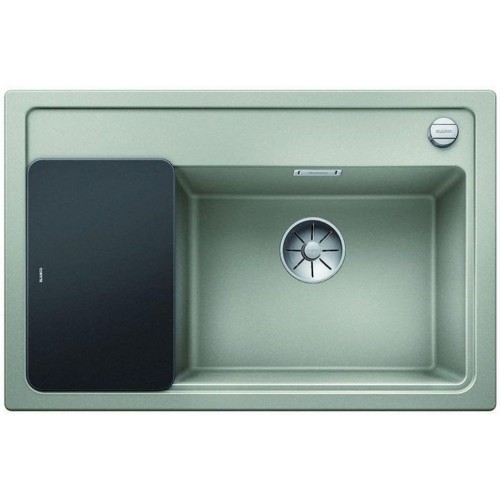 BLANCO ZENAR XL 6 S Compact Silgranit perlgrau Glasschneidbrett InFino Ablauf 523757