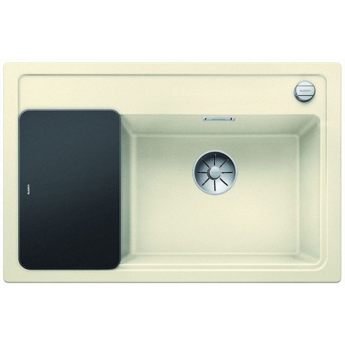 BLANCO ZENAR XL 6 S Compact Silgranit jasmin Glasschneidbrett InFino Ablauf 523759