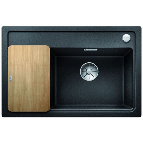BLANCO ZENAR XL 6 S Compact Silgranit anthrazit Holzschneidbrett InFino Ablauf 523764