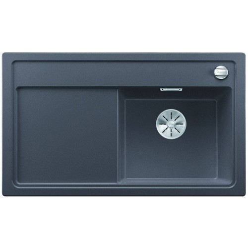 BLANCO ZENAR 45 S Silgranit PuraDur 2 felsgrau InFino Ablauf 523785