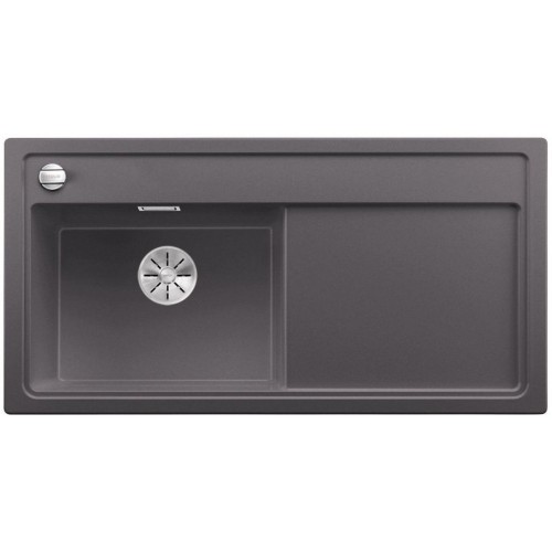 BLANCO ZENAR XL 6 S-F Silgranit Becken links felsgrau InFino Ablauf 523926 BLANCO ZENAR XL 6 S-F Silgranit Becken links felsgrau InFino Ablauf 523926