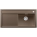 BLANCO ZENAR XL 6 S Becken rechts Holzschneidbrett muskat InFino Ablauf 523962