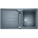BLANCO CLASSIC Neo 5 S Silgranit PuraDur alumetallic InFino Ablauf 524017