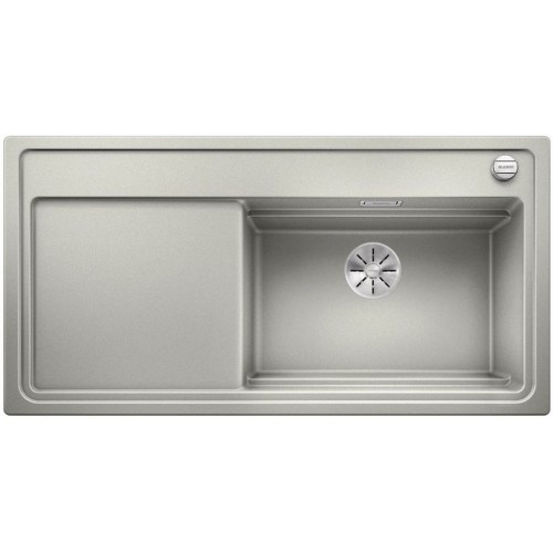 BLANCO ZENAR XL 6 S DampfgarPlus Glasschneidbrett Becken rechts perlgrau InFino 524069