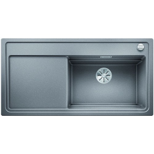BLANCO ZENAR XL 6 S-F DampfgarPlus Becken rechts Glasschneidbrett alumetallic 524100