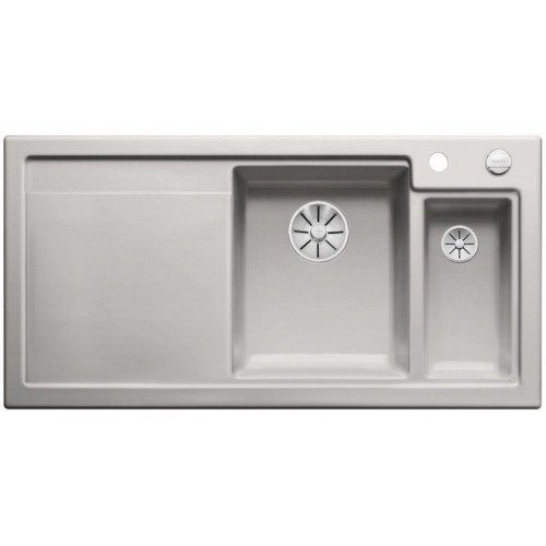BLANCO AXON II 6 S Keramik Becken rechts alugrau InFino Ablauf 524145