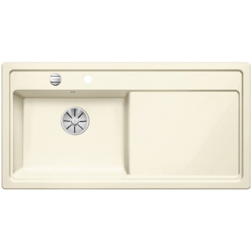 BLANCO ZENAR XL 6 S Keramik Becken links magnolia glänzend InFino Ablauf 524168