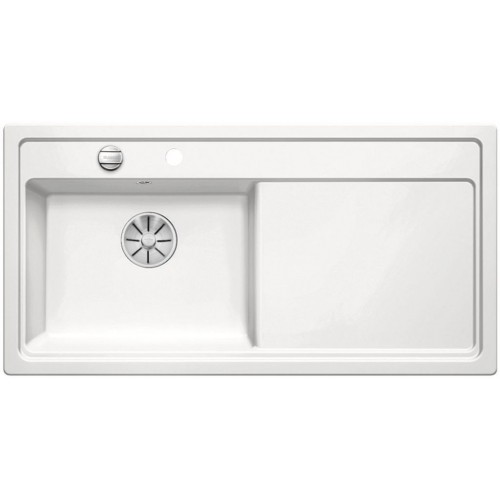 BLANCO ZENAR XL 6 S Keramik Becken links weiss matt InFino Ablauf 524170 BLANCO ZENAR XL 6 S Keramik Becken links weiss matt InFino Ablauf 524170