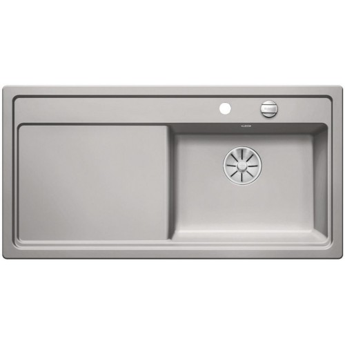 BLANCO ZENAR XL 6 S Keramik Becken rechts alugrau InFino Ablauf 524173