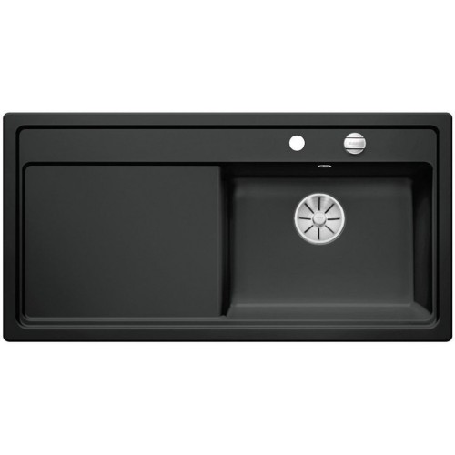 BLANCO ZENAR XL 6 S Keramik Becken rechts schwarz InFino Ablauf 524177