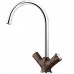 BLANCO Amona SILGRANIT-look Zweigriffarmatur, cafe/chrom 520776