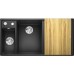 BLANCO Axia III 6 S InFino Spüle Silgranit, Anthrazit 524643