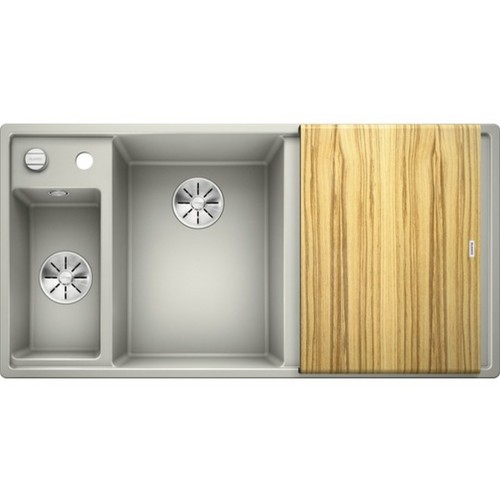 BLANCO Axia III 6 S InFino Spüle Silgranit, perlgrau 524646 BLANCO Axia III 6 S InFino Spüle Silgranit, perlgrau 524646