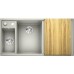 BLANCO Axia III 6 S InFino Spüle Silgranit, perlgrau 524646