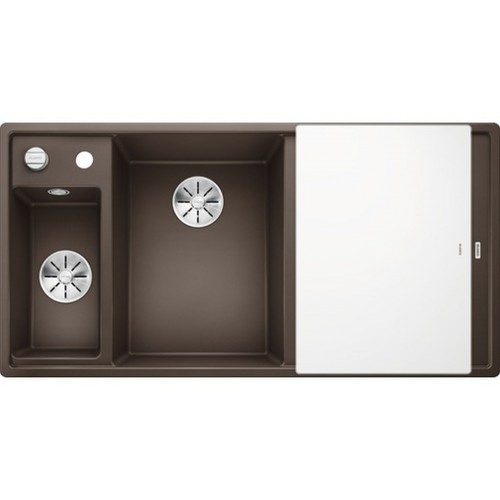 BLANCO Axia III 6 S InFino Spüle Silgranit, cafe 524662