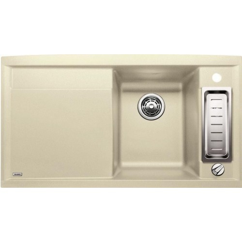 BLANCO AXIA II 5 S SILGRANIT Granitspüle, Becken rechts, weiß 516806