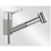 BLANCO TIVO-S Einhebelmischer Niederdruck SILGRANIT®-Look , perlgrau/chrom 520754