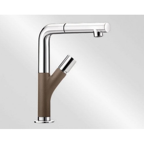 BLANCO YOVIS-S mit Schlauchbrause muskat/chrom 521732