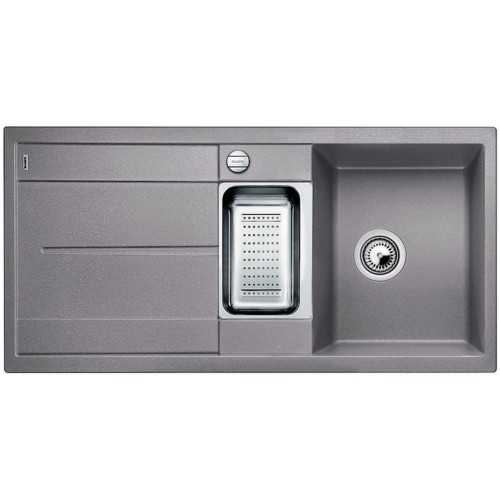 BLANCO Metra 6 S-F SILGRANIT, Granitspüle alumetallic 519114