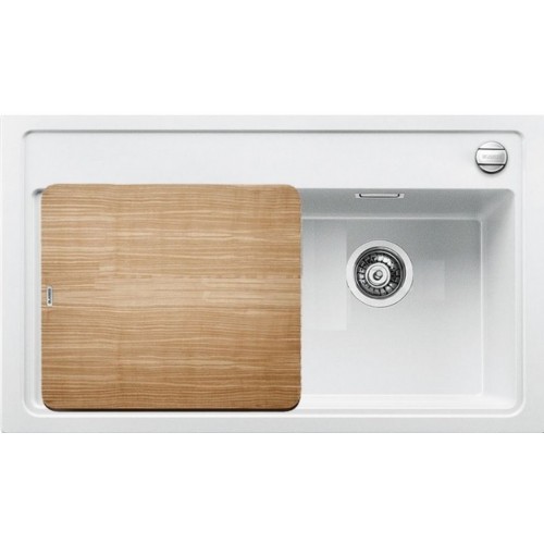 BLANCO ZENAR 45 S Granitspüle, weiß Becken rechts 519214 BLANCO ZENAR 45 S Granitspüle, weiß Becken rechts 519214