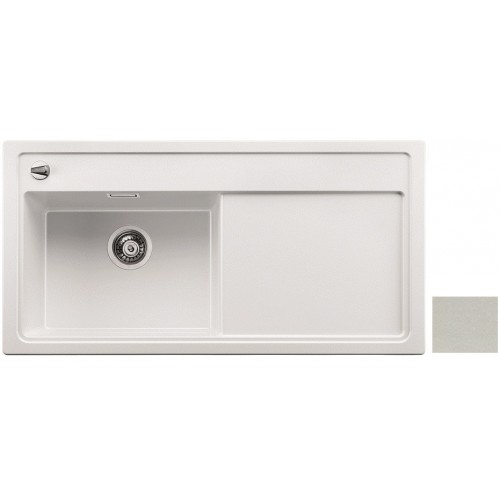 BLANCO ZENAR XL 6 S Silgranit Einbauspüle perlgrau Becken links, 520623