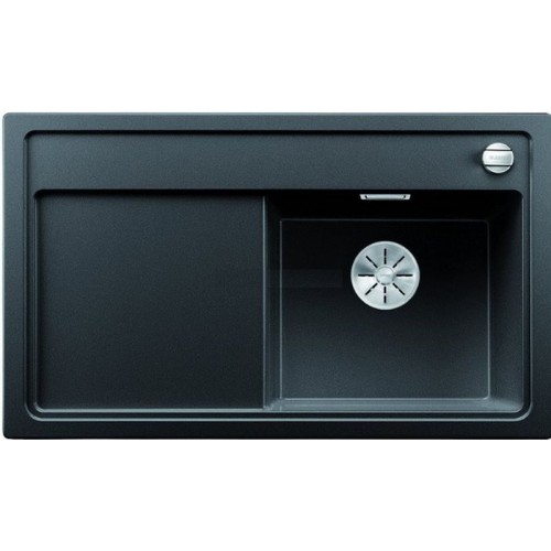 BLANCO ZENAR 45 S Silgranit PuraDur 2 anthrazit InFino Ablauf 523781