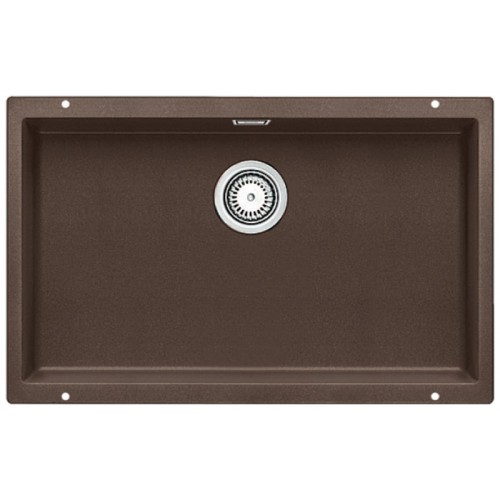 BLANCO Subline 700-U Silgranit Unterbauspüle mit Exzenter Cafe 515779