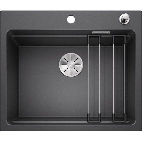 BLANCO Etagon 6 InFino Einbaubecken Silgranit PuraDur, anthrazit 524529