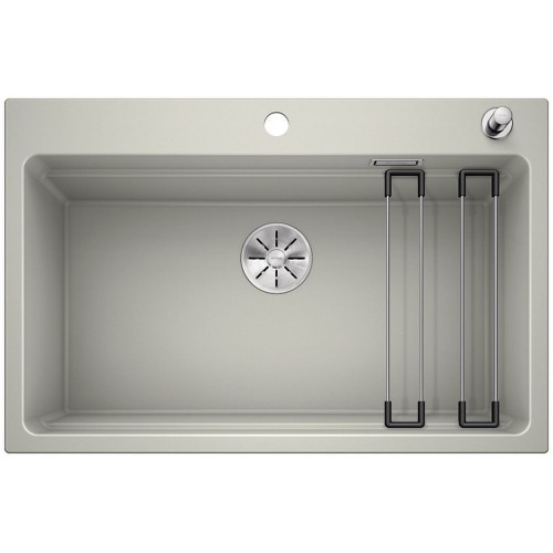 BLANCO Etagon 8 InFino mit Ablauffernbedienung perlgrau 525180