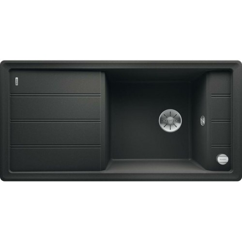 BLANCO Faron XL 6 S Granitspüle mit Ablauffernbedienung, reversibel, anthrazit 524783