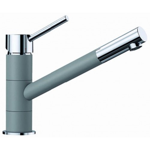 BLANCO Kano HD SILGRANIT Küchenarmaturen, aluminium/chrom 525029