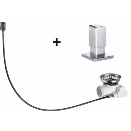 BLANCO LEVOS 517 547 Zugknopf-Nachrüst-Set Chrom, 517547