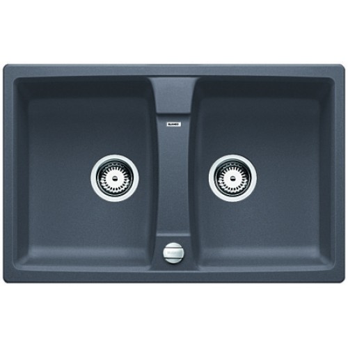 BLANCO Lexa 8 SILGRANIT Granitspüle Felsgrau 518862